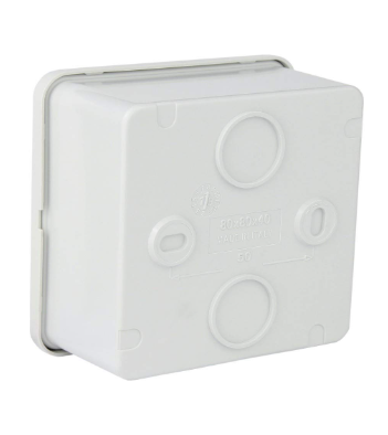 CASSETTA IP44 80*80*40 cop/PRESSIONE -PARETI LISCE