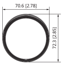 TELECAMERA BULLET HDCVI 5MP CMOS1/2