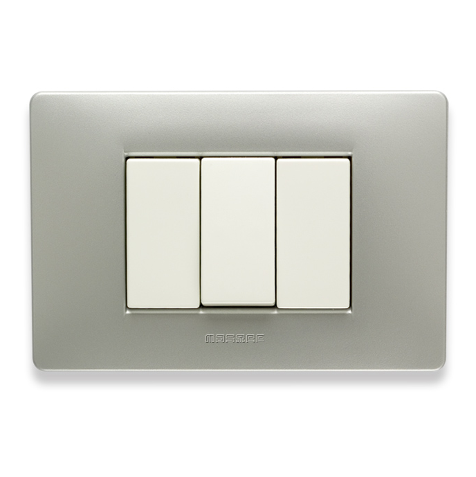 MIX PLACCA 3 POSTI GREY MOON