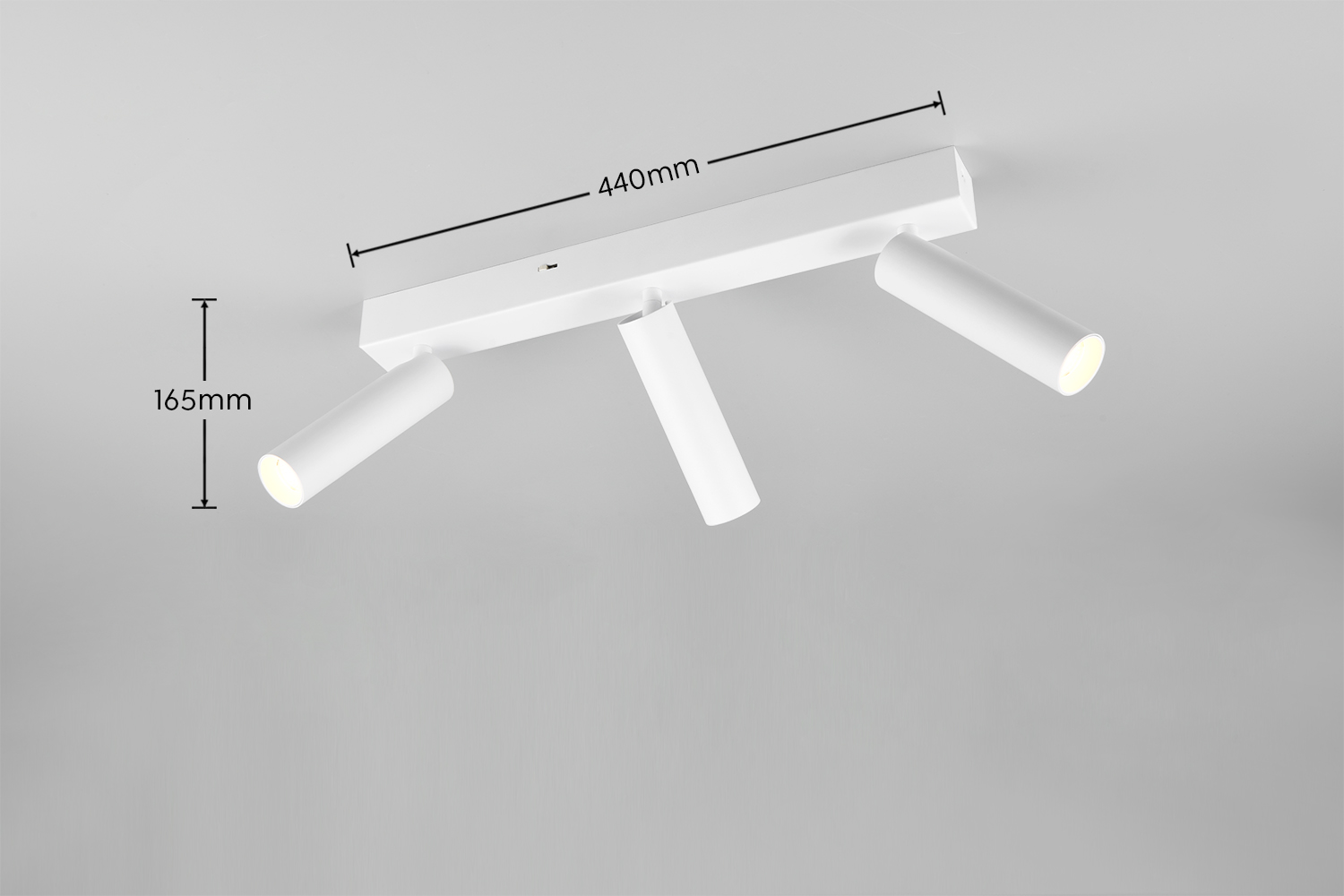 AMBALA BIANCO incl. 3x SMD, 5,5W · 3x 500lm, 2300+3000+4000K