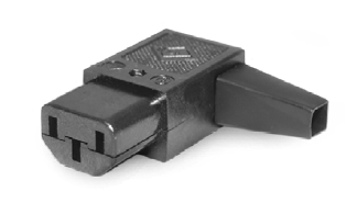 PRESA TRIPOLARE A 90 G/CAVO LATERAL