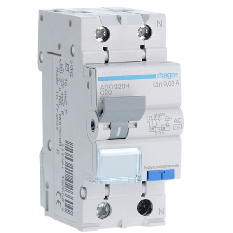 DIFF MAGN 1PN 30MA AC 20A 4.5KA C 2