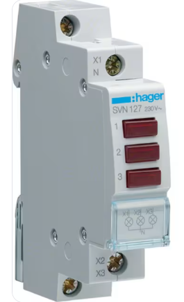 3 SEGNALATORI LUMINOSI ROSSI 1M