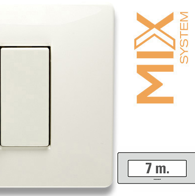 MIX PLACCA 7 POSTI BIANCO ASPEN