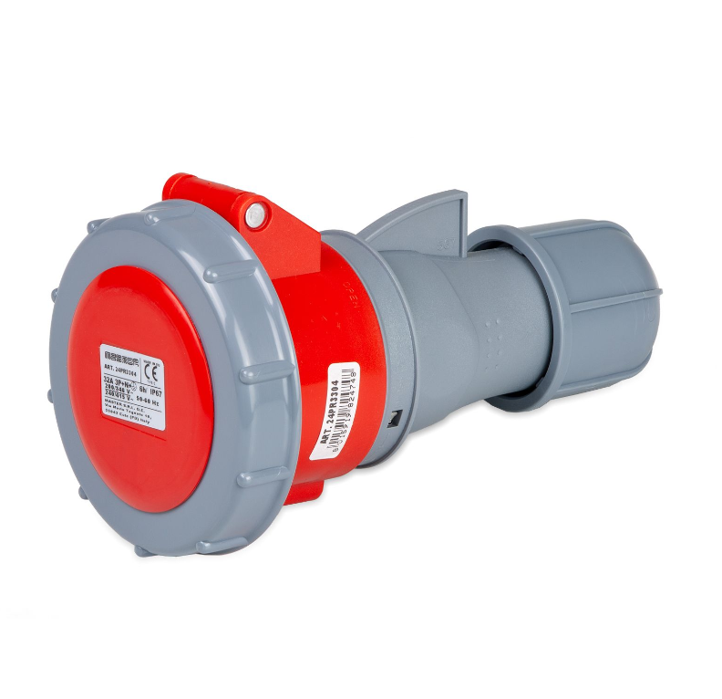 PR.3P+N+T 32A 380V 6H ROSSA IP67