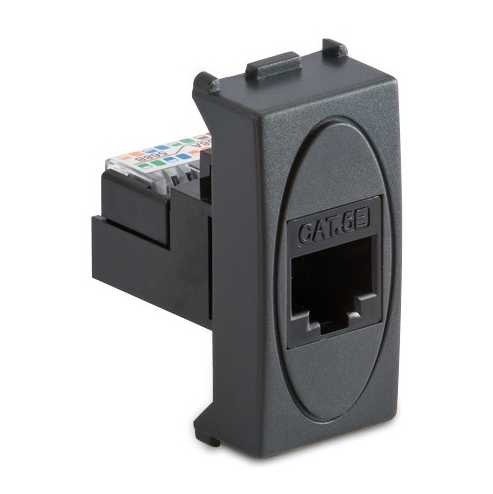 MODO PRESA RJ45 PLUG 8-8 GRIGIO