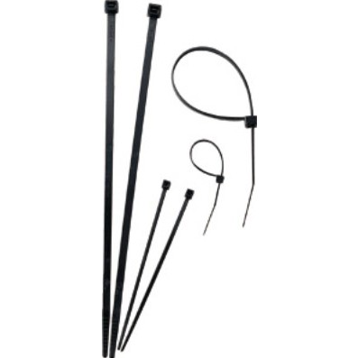 FASCETTA NERA 200X4.8 MM IN NYLON 6