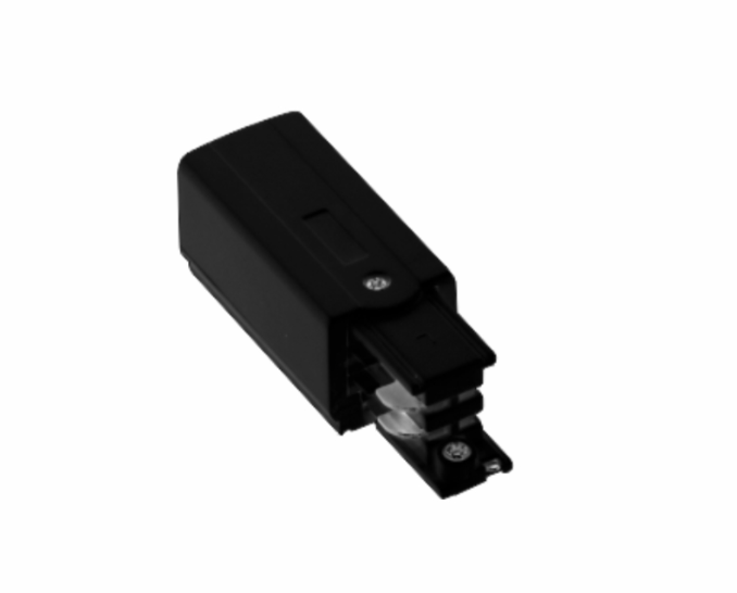 ACCESORIO CARRIL NEGRO CONECTOR ALIMENTACIÓN DERECHA