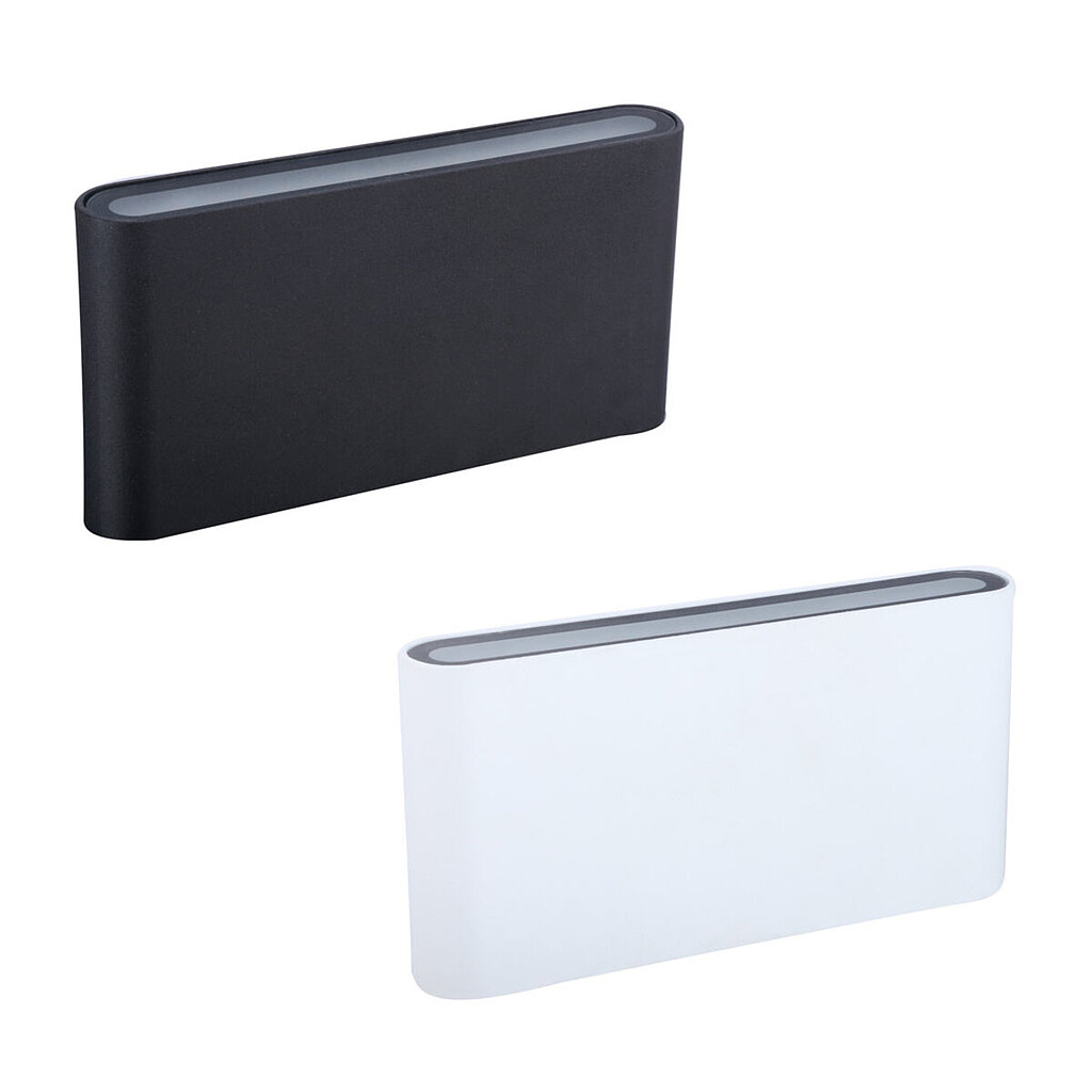 Applique LED IP54 Rettangolare 2x5W CCT Switch Bianco