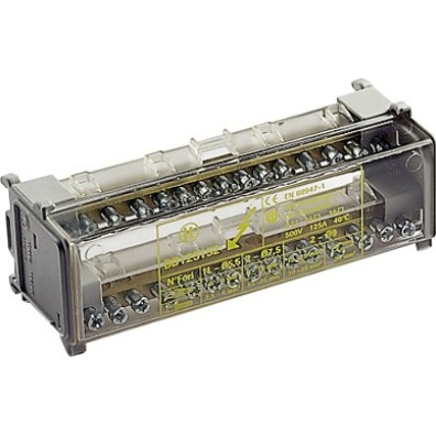 Morsettiera tetrapolare 125A 4x7fori    