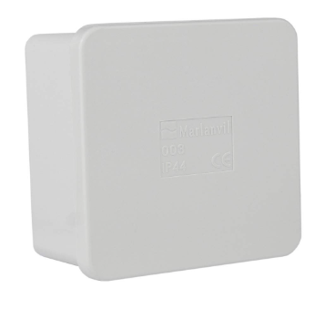 CASSETTA IP44 80*80*40 cop/PRESSIONE -PARETI LISCE