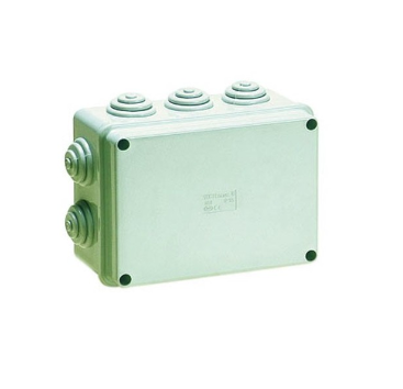 CASSETTA IP65 150*110*70 cop/VITI INOX -10 PASSACAVI