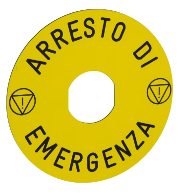ETICHETTA EMERGENZA