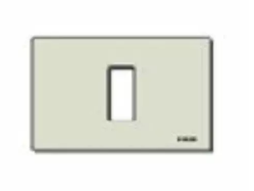 Placca 1M allum. scatto oro