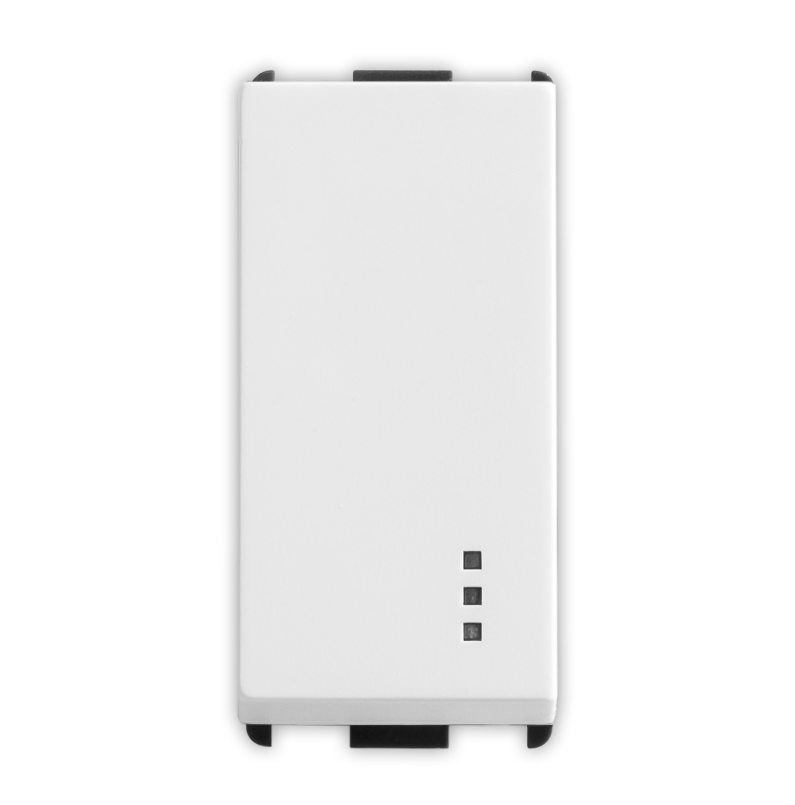 PIXIA Pulsante 1P 10A White