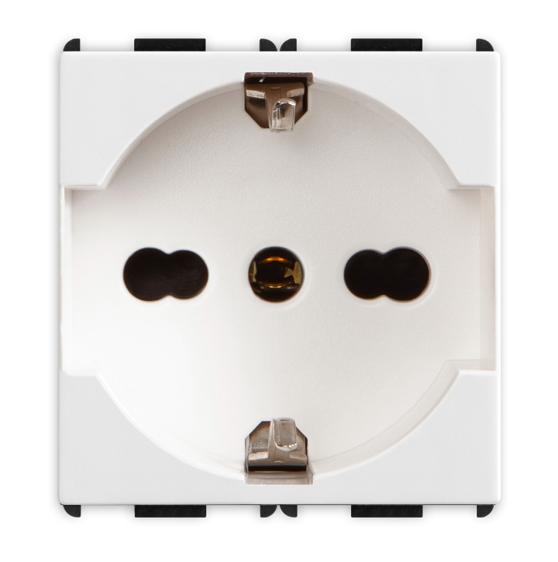 PIXIA Presa P40 Univers. 2P+T 16A White 