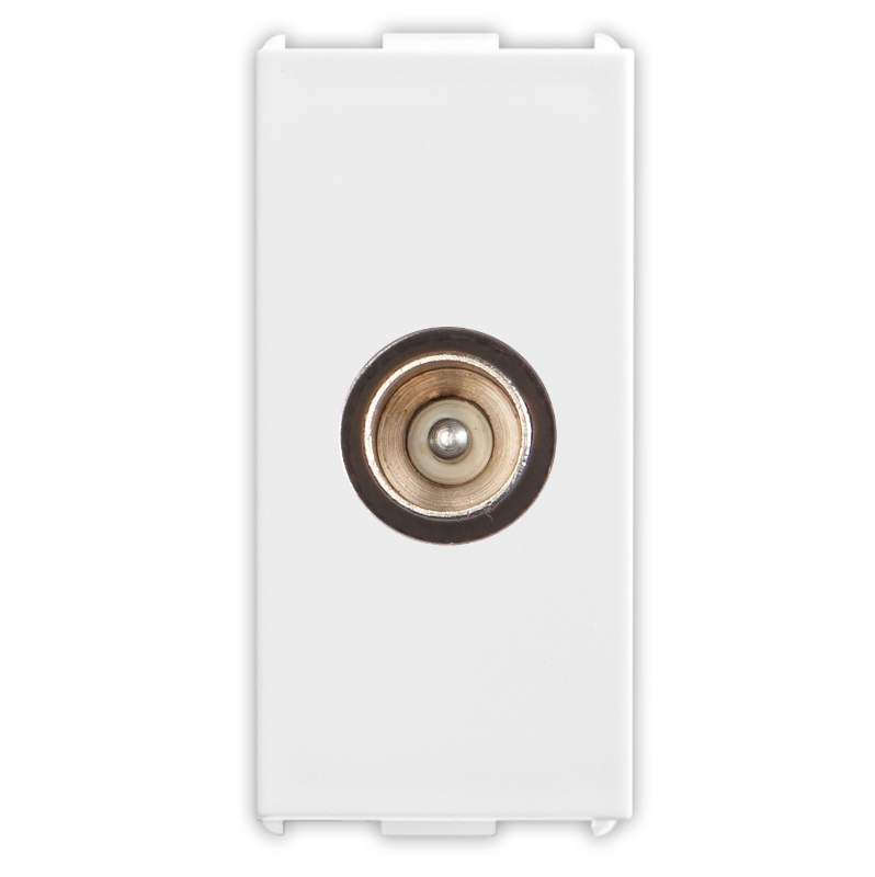 PIXIA Presa coax  IEC Maschio White 