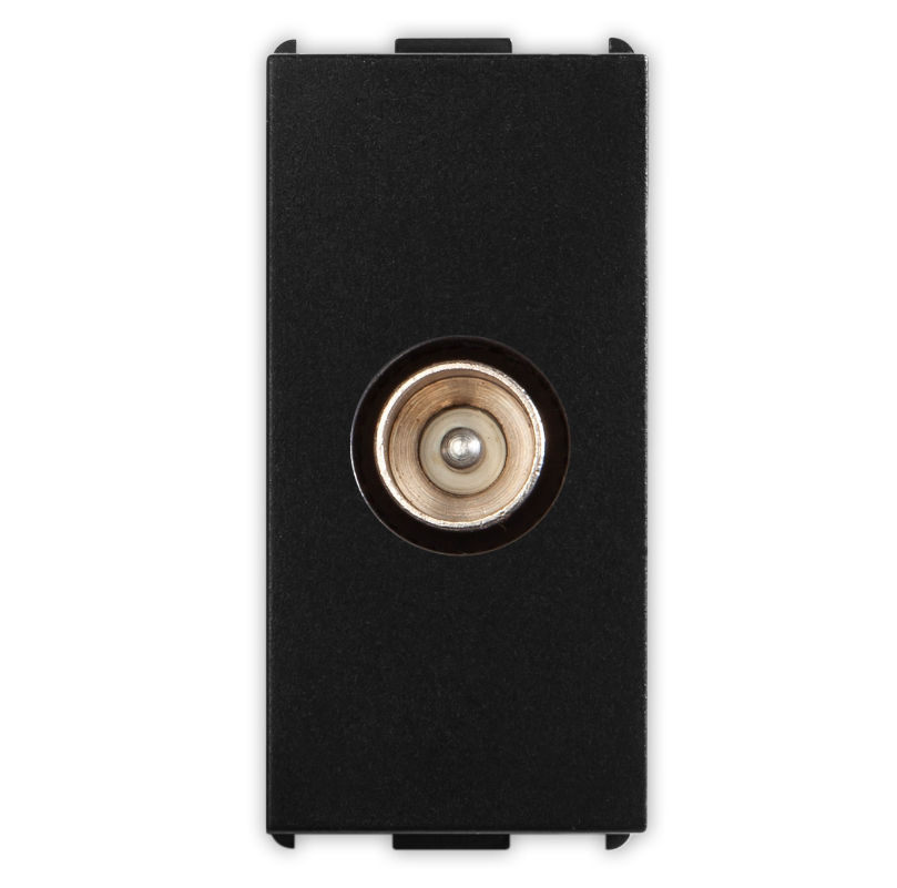 PIXIA Presa coax  IEC Maschio Black 