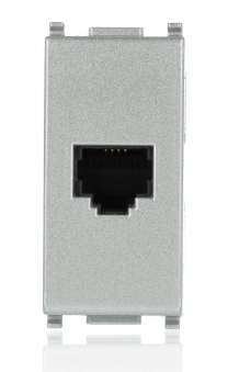 Presa RJ11 6/4 Silver