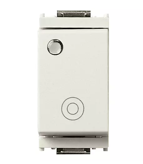 Pulsante 1PNO 10A generico lum.so bianco