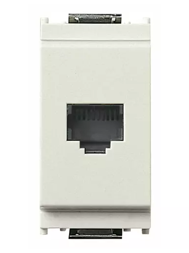 Presa RJ11 6/4 bianco