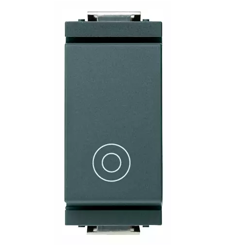 Pulsante 1P NO 10A generico grigio