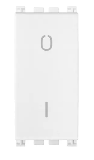 Interruttore 2P 16AX bianco