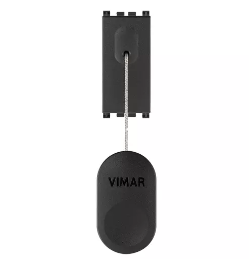 Pulsante 1P NO 10A tirante grigio