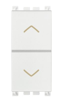 Commutatore 2P 10AX bianco