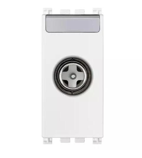 Presa TV-RD-SAT diretta bianco