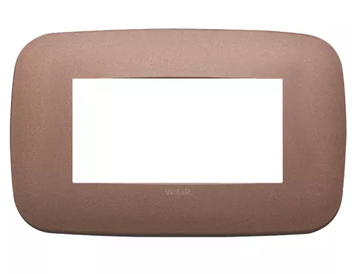 Placca Round 4M bronzo matt