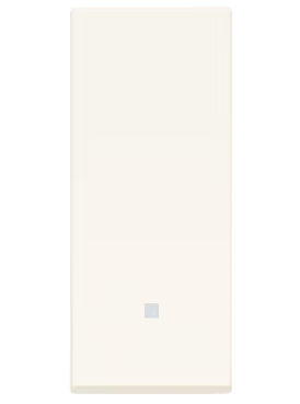 Interruttore 1P 10AX allineato bianco