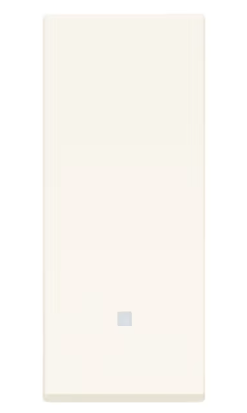 Deviatore 1P 10AX allineato bianco