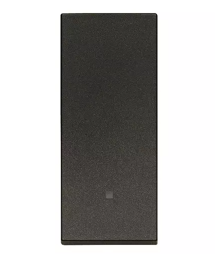 Pulsante 1P NO 10A allineato nero