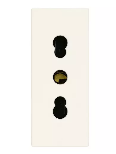 Presa 2P+T 16A P17/11 bianco