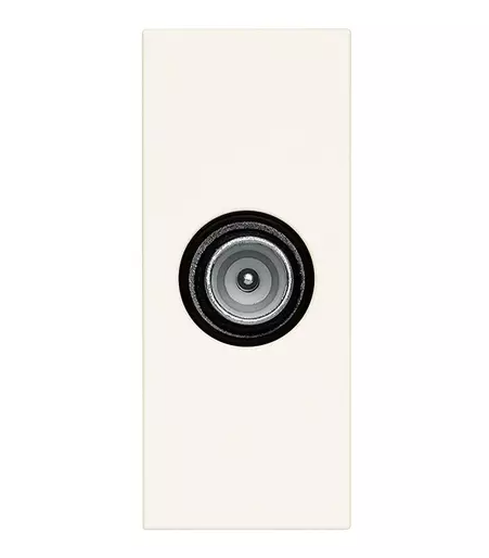 Presa TV-RD-SAT passante bianco