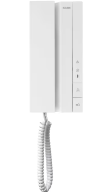 Citofono cornetta 2F+ Voxie 2 puls. b.co