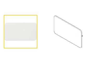 Coperchio filo muro 4M