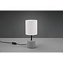BEN LAMPADA DA TAVOLO BASE CEMENTO GRIGIO CON PARALUME BIANCO H. 35CM