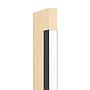 CAMACHO - Piantana - LED 19,5W 3000K 2400Lm inclusa - Struttura in metallo e legno / finitura nero, marrone; Diffusore in plastica / finitura bianco;
L75 x 20 H1260